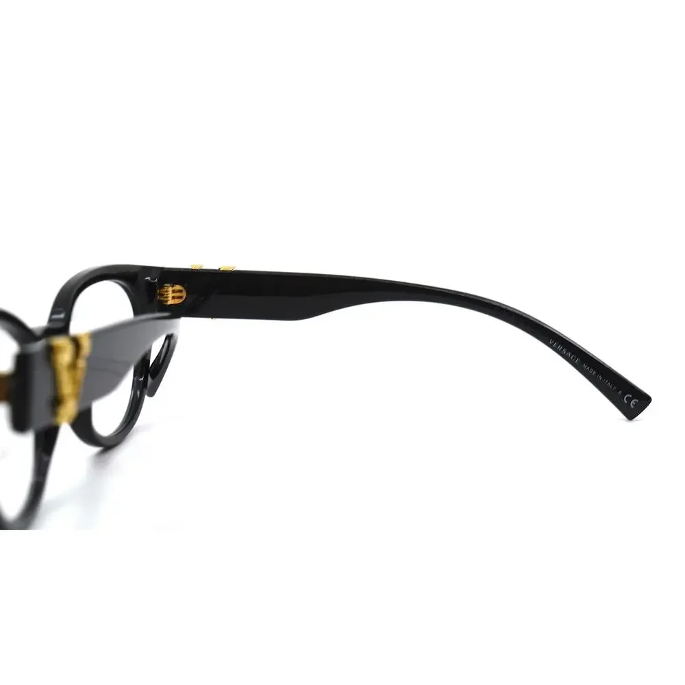 NEW VERSACE VE3282 GB1 BLACK WOMEN AUTHENTIC EYEGLASSES FRAME